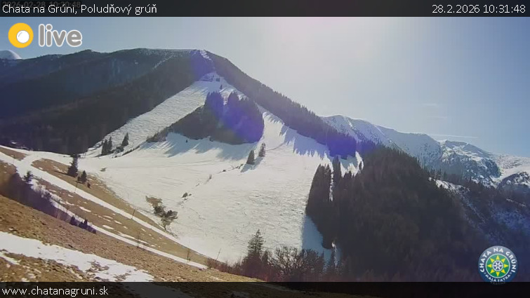 Chata na Grúni - Poludňový grúň - 28.2.2026 v 10:31
