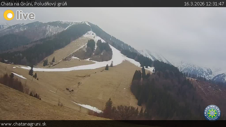 Chata na Grúni - Poludňový grúň - 16.3.2026 v 12:31