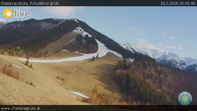 Chata na Grúni - Poludňový grúň - 19.3.2026 v 16:01