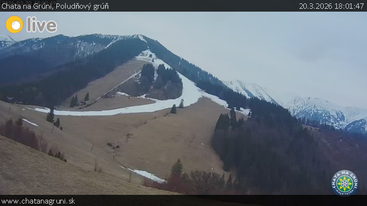 Chata na Grúni - Poludňový grúň - 20.3.2026 v 18:01