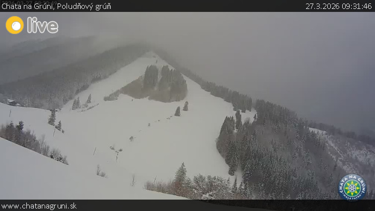 Chata na Grúni - Poludňový grúň - 27.3.2026 v 09:31