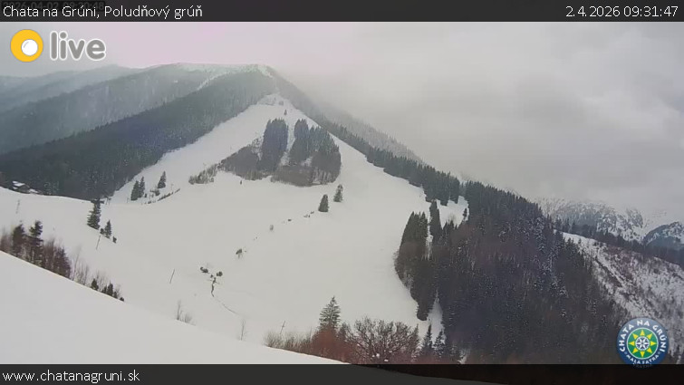 Chata na Grúni - Poludňový grúň - 2.4.2026 v 09:31