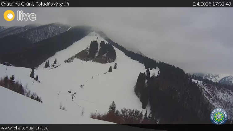 Chata na Grúni - Poludňový grúň - 2.4.2026 v 17:31