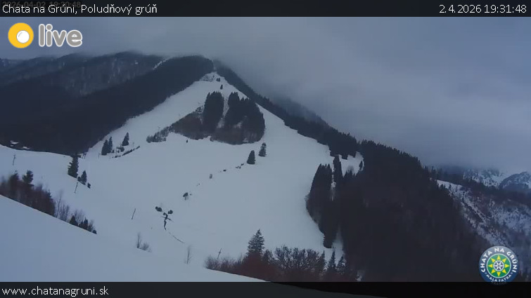 Chata na Grúni - Poludňový grúň - 2.4.2026 v 19:31