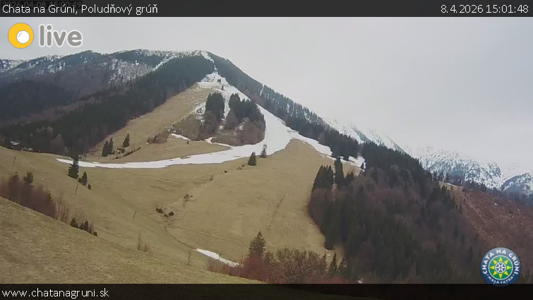 Chata na Grúni - Poludňový grúň - 8.4.2026 v 15:01