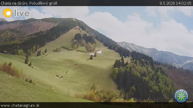 Chata na Grúni - Poludňový grúň - 9.5.2026 v 14:02