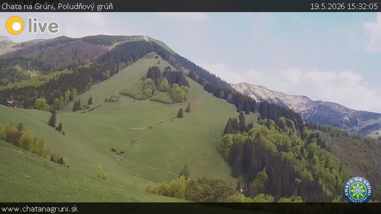 Chata na Grúni - Poludňový grúň - 19.5.2026 v 15:32