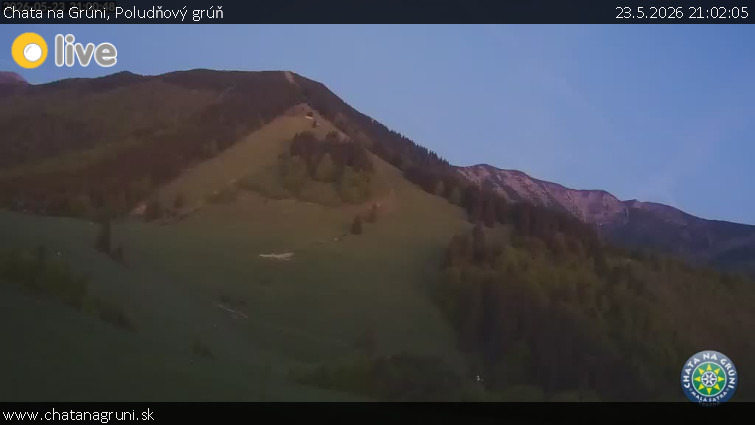 Chata na Grúni - Poludňový grúň - 23.5.2026 v 21:02