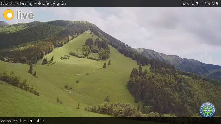 Chata na Grúni - Poludňový grúň - 6.6.2026 v 12:32