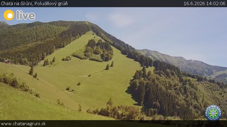 Chata na Grúni - Poludňový grúň - 16.6.2026 v 14:02