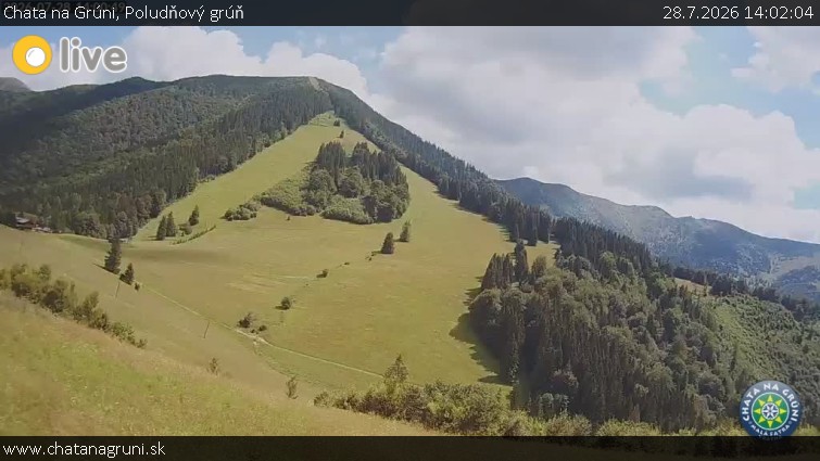 Chata na Grúni - Poludňový grúň - 28.7.2026 v 14:02