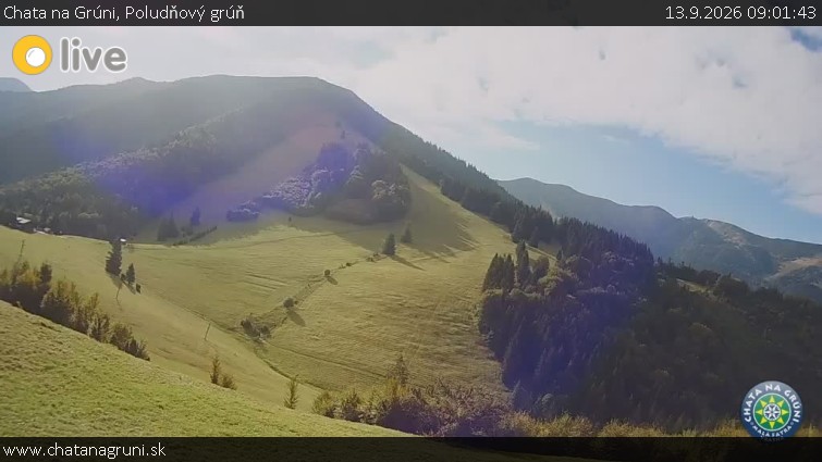 Chata na Grúni - Poludňový grúň - 13.9.2026 v 09:01