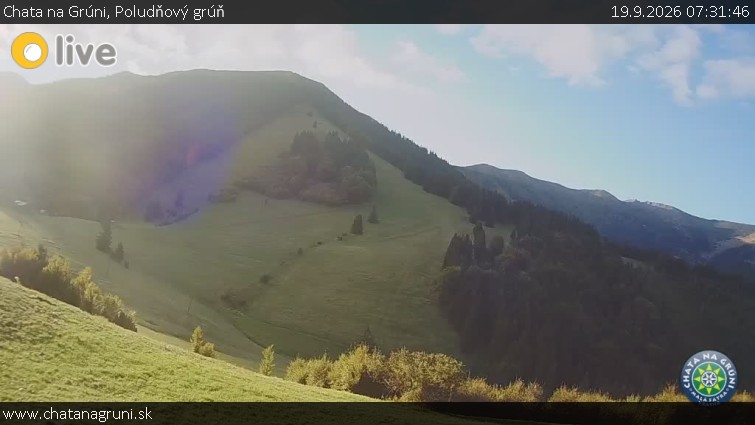 Chata na Grúni - Poludňový grúň - 19.9.2026 v 07:31