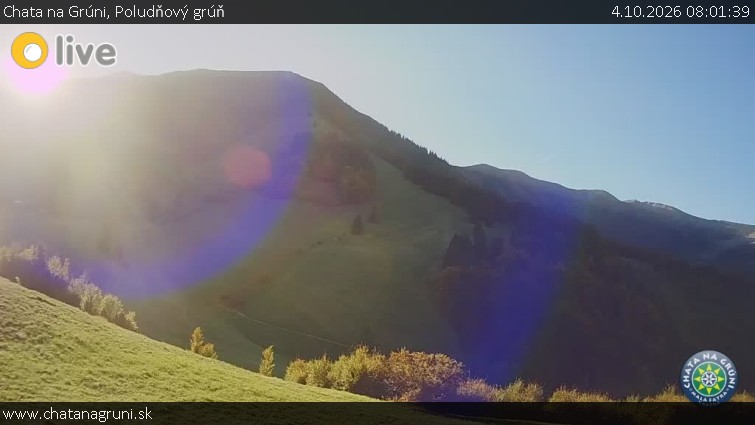 Chata na Grúni - Poludňový grúň - 4.10.2026 v 08:01