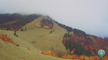 Hütte auf Grúňi