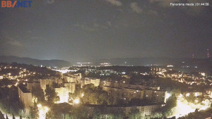 Město Banská Bystrica - Pohled od Sásové-Rudlové - 6.7.2025 v 01:45