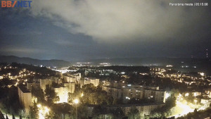 Město Banská Bystrica - Pohled od Sásové-Rudlové - 16.9.2025 v 05:15