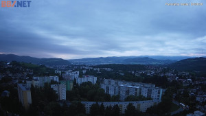 Město Banská Bystrica - Pohled od Sásové-Rudlové - 16.9.2025 v 06:30