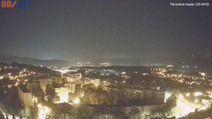 Město Banská Bystrica - Pohled od Sásové-Rudlové - 29.9.2025 v 03:45