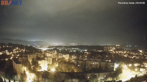 Město Banská Bystrica - Pohled od Sásové-Rudlové - 18.10.2025 v 00:45