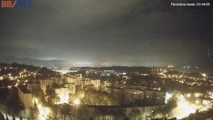 Město Banská Bystrica - Pohled od Sásové-Rudlové - 18.10.2025 v 01:45
