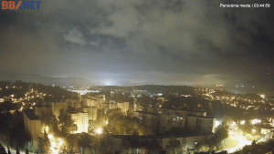 Město Banská Bystrica - Pohled od Sásové-Rudlové - 18.10.2025 v 03:45