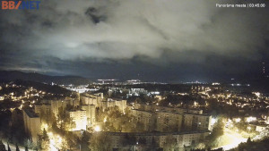 Město Banská Bystrica - Pohled od Sásové-Rudlové - 28.10.2025 v 03:45 Město Banská Bystrica - Pohled od Sásové-Rudlové - 28.10.2025 v 03:45