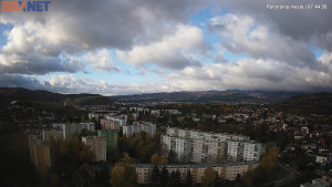 Město Banská Bystrica - Pohled od Sásové-Rudlové - 28.10.2025 v 07:45 Město Banská Bystrica - Pohled od Sásové-Rudlové - 28.10.2025 v 07:45
