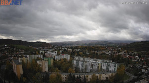 Město Banská Bystrica - Pohled od Sásové-Rudlové - 28.10.2025 v 11:45 Město Banská Bystrica - Pohled od Sásové-Rudlové - 28.10.2025 v 11:45