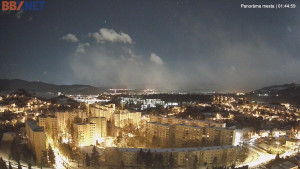 Město Banská Bystrica - Pohled od Sásové-Rudlové - 31.12.2025 v 01:45