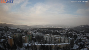 Město Banská Bystrica - Pohled od Sásové-Rudlové - 31.12.2025 v 08:45