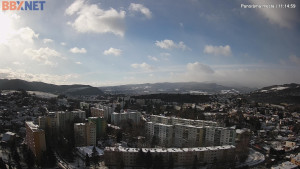 Město Banská Bystrica - Pohled od Sásové-Rudlové - 31.12.2025 v 11:15