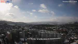 Město Banská Bystrica - Pohled od Sásové-Rudlové - 31.12.2025 v 11:30