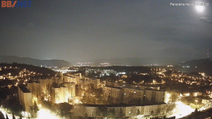 Město Banská Bystrica - Pohled od Sásové-Rudlové - 29.3.2026 v 01:30 Město Banská Bystrica - Pohled od Sásové-Rudlové - 29.3.2026 v 01:30