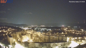 Město Banská Bystrica - Pohled od Sásové-Rudlové - 8.4.2026 v 01:45