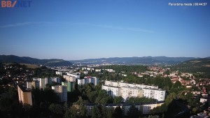 Město Banská Bystrica - Pohled od Sásové-Rudlové - 31.7.2026 v 06:45 Město Banská Bystrica - Pohled od Sásové-Rudlové - 31.7.2026 v 06:45