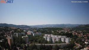 Město Banská Bystrica - Pohled od Sásové-Rudlové - 31.7.2026 v 11:45 Město Banská Bystrica - Pohled od Sásové-Rudlové - 31.7.2026 v 11:45