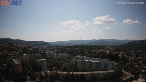 Město Banská Bystrica - Pohled od Sásové-Rudlové - 31.7.2026 v 13:45 Město Banská Bystrica - Pohled od Sásové-Rudlové - 31.7.2026 v 13:45