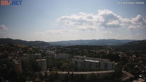 Město Banská Bystrica - Pohled od Sásové-Rudlové - 31.7.2026 v 14:45 Město Banská Bystrica - Pohled od Sásové-Rudlové - 31.7.2026 v 14:45