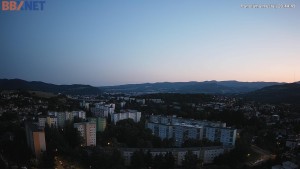Město Banská Bystrica - Pohled od Sásové-Rudlové - 31.7.2026 v 20:45 Město Banská Bystrica - Pohled od Sásové-Rudlové - 31.7.2026 v 20:45