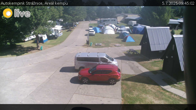 Autokempink Strážnice - Areál kempu - 5.7.2025 v 09:45 Autokempink Strážnice - Areál kempu - 5.7.2025 v 09:45
