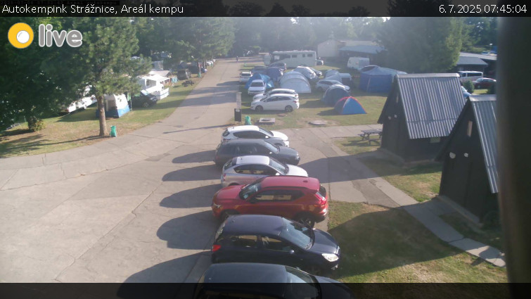 Autokempink Strážnice - Areál kempu - 6.7.2025 v 07:45 Autokempink Strážnice - Areál kempu - 6.7.2025 v 07:45