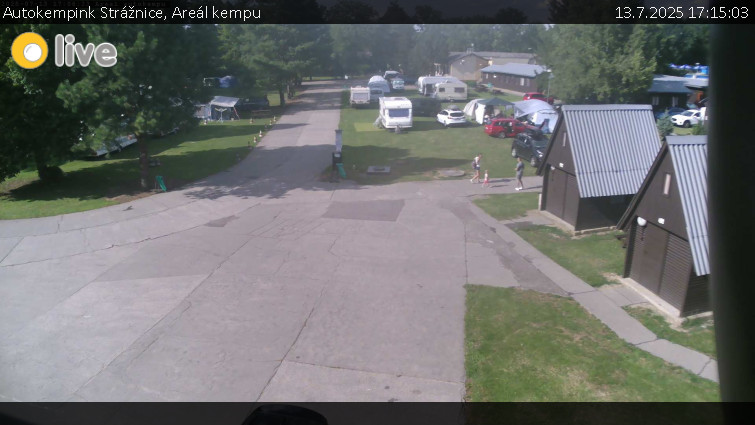 Autokempink Strážnice - Areál kempu - 13.7.2025 v 17:15 Autokempink Strážnice - Areál kempu - 13.7.2025 v 17:15