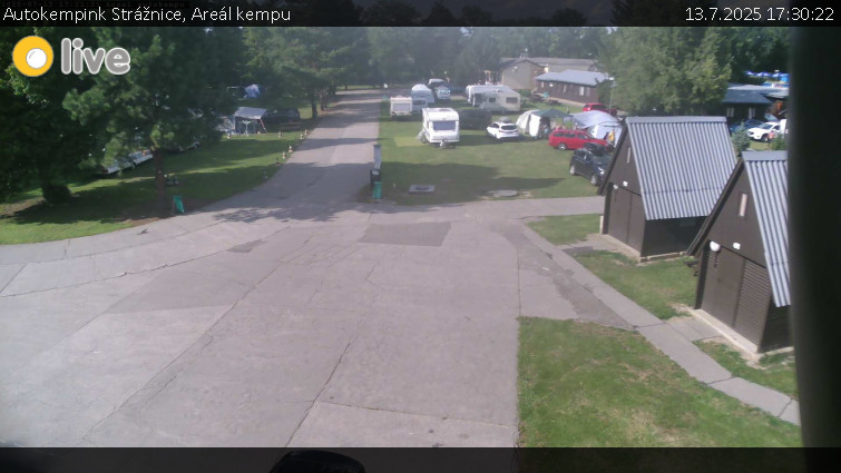 Autokempink Strážnice - Areál kempu - 13.7.2025 v 17:30 Autokempink Strážnice - Areál kempu - 13.7.2025 v 17:30