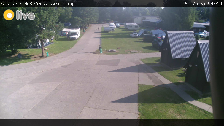 Autokempink Strážnice - Areál kempu - 15.7.2025 v 08:45 Autokempink Strážnice - Areál kempu - 15.7.2025 v 08:45