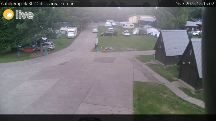 Autokempink Strážnice - Areál kempu - 16.7.2025 v 15:15 Autokempink Strážnice - Areál kempu - 16.7.2025 v 15:15