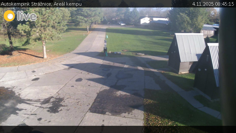Autokempink Strážnice - Areál kempu - 4.11.2025 v 08:45