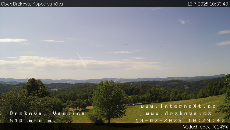 Obec Držková - Kopec Vančica - 13.7.2025 v 10:30 Obec Držková - Kopec Vančica - 13.7.2025 v 10:30