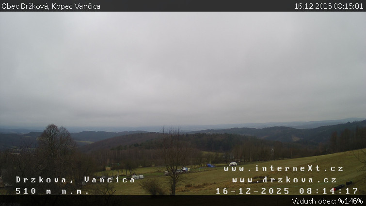 Obec Držková - Kopec Vančica - 16.12.2025 v 08:15