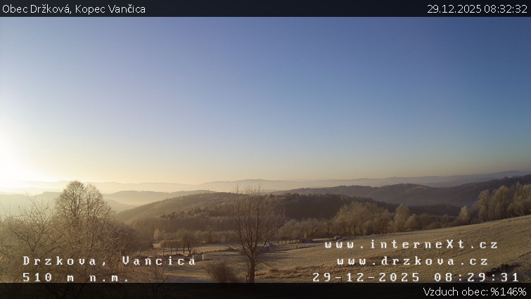 Obec Držková - Kopec Vančica - 29.12.2025 v 08:32